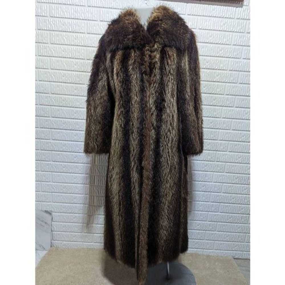 Vintage Women's S Canadian Furs Full Length Racco… - image 1