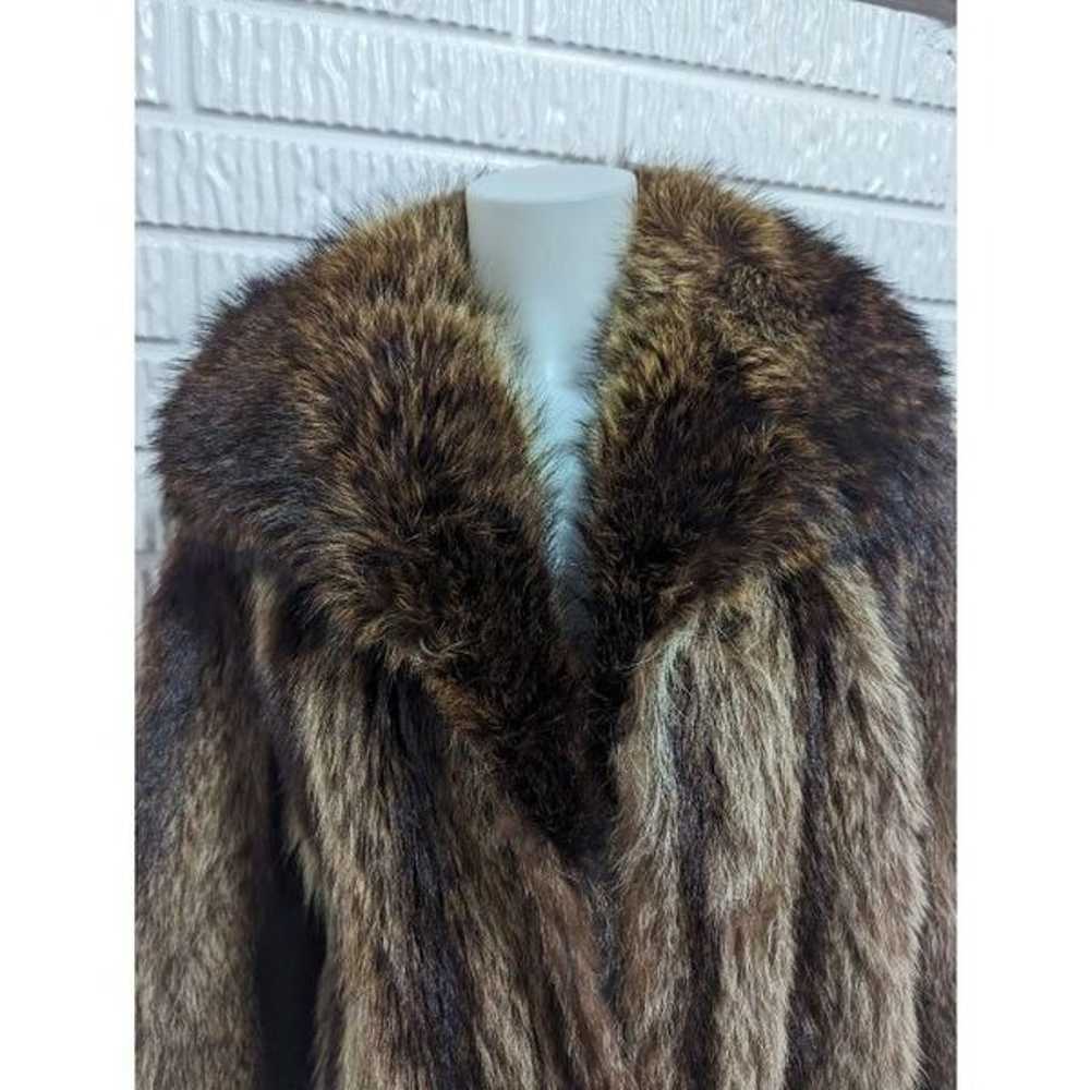 Vintage Women's S Canadian Furs Full Length Racco… - image 5