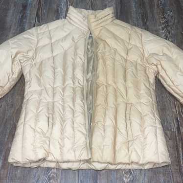 Steve Madden womens vintage tan puffer jacket - image 1