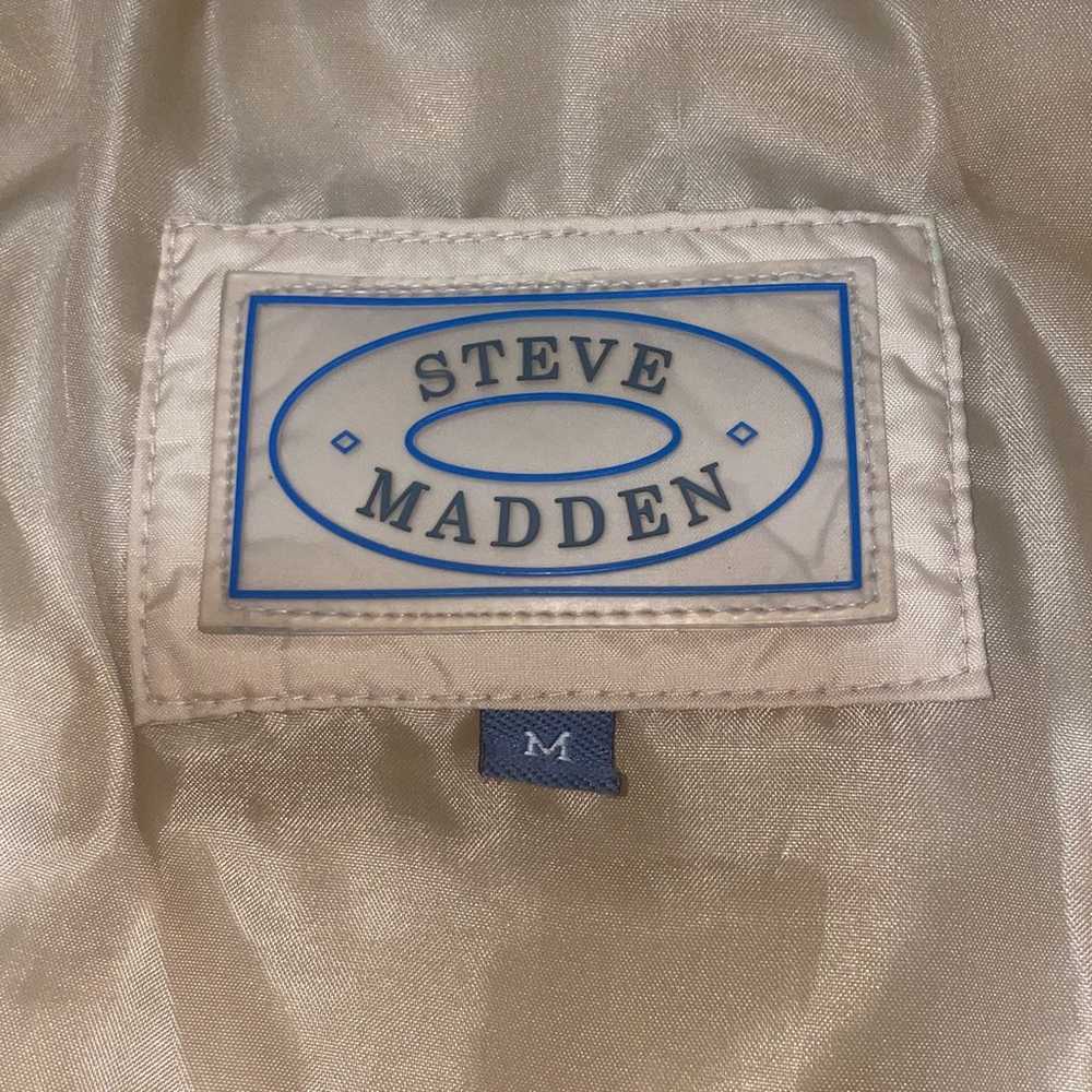 Steve Madden womens vintage tan puffer jacket - image 3