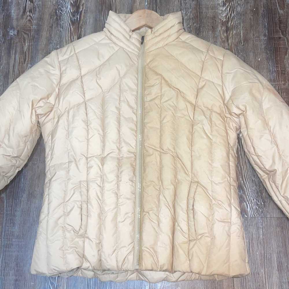 Steve Madden womens vintage tan puffer jacket - image 4