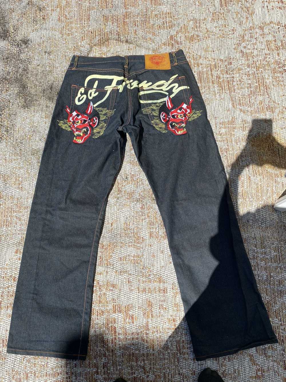 Ed Hardy Rare Vintage 2007 Ed Hardy Demon Pockets… - image 1