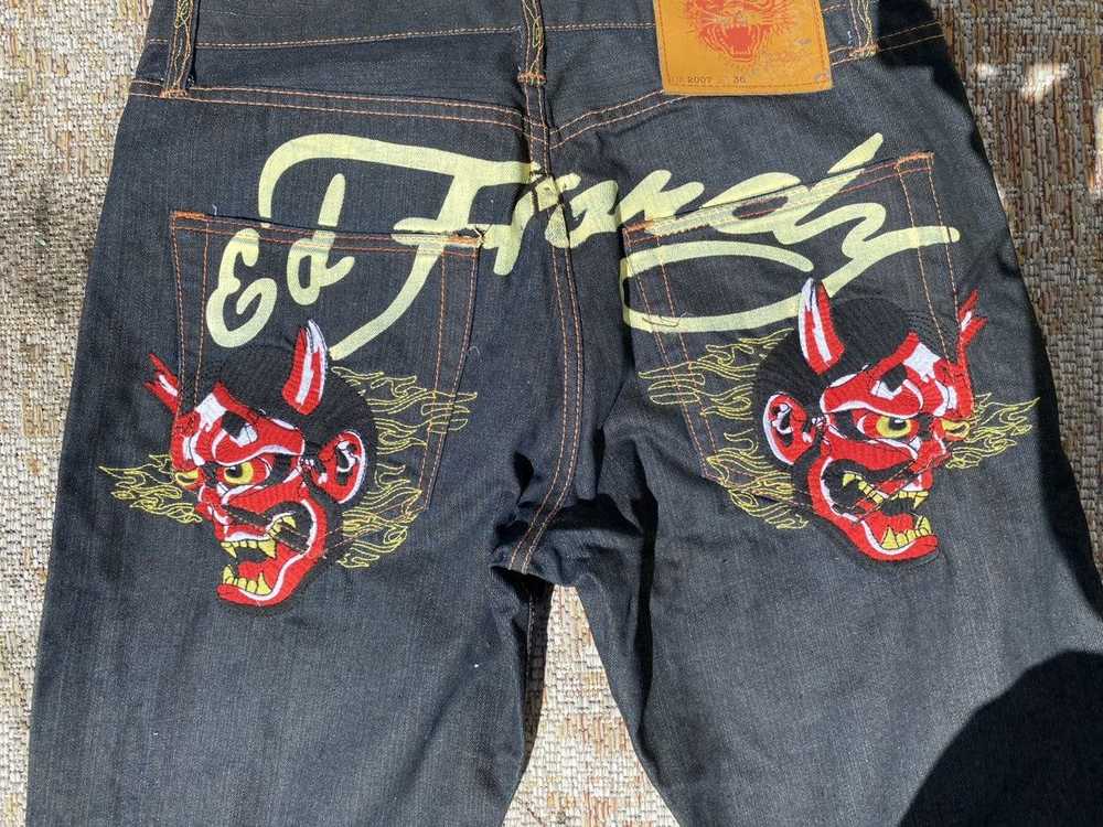 Ed Hardy Rare Vintage 2007 Ed Hardy Demon Pockets… - image 2