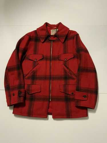 Vintage VTG 50s 60s Red Badger Buffalo Plaid Cruis