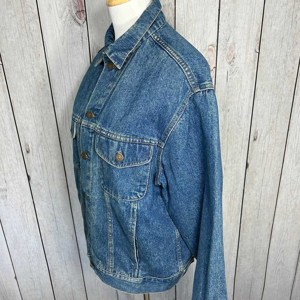 Vintage 1980s GAP Blue Jean Button Down Women’s M… - image 5