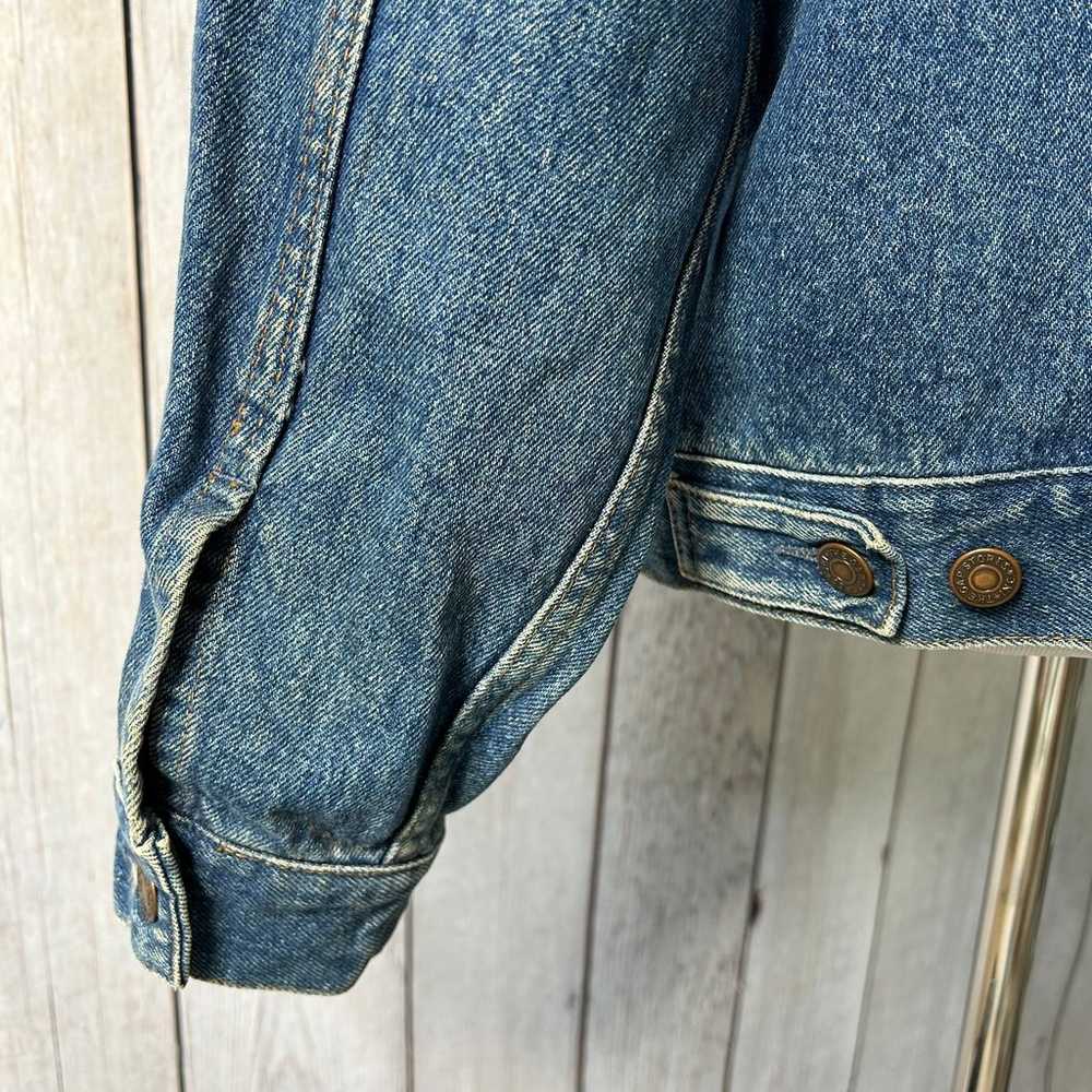 Vintage 1980s GAP Blue Jean Button Down Women’s M… - image 7