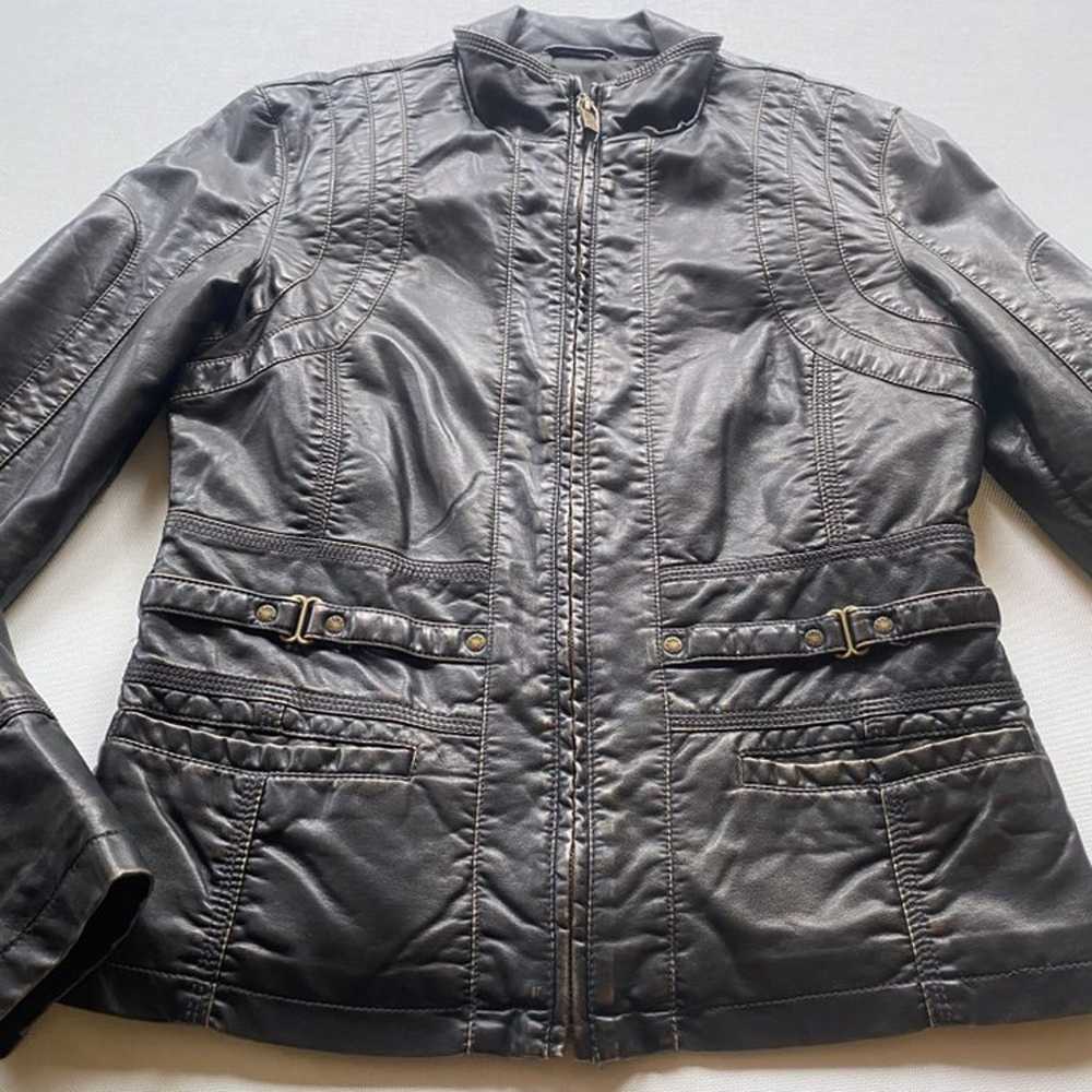 Big Chill Faux Leather Jacket - image 4