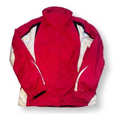 Vintage karbon pink and white ski jacket size 8