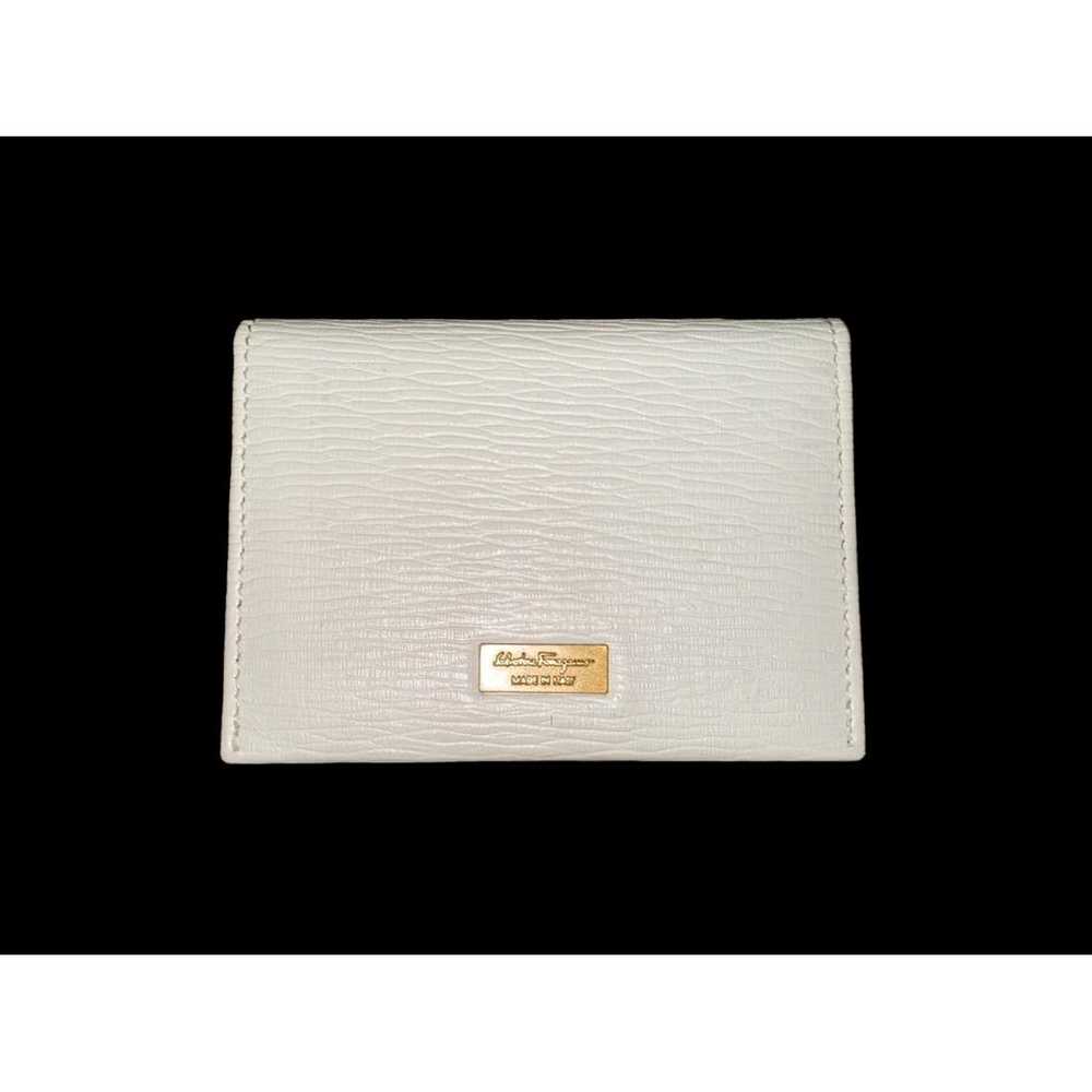 Salvatore Ferragamo Leather card wallet - image 3