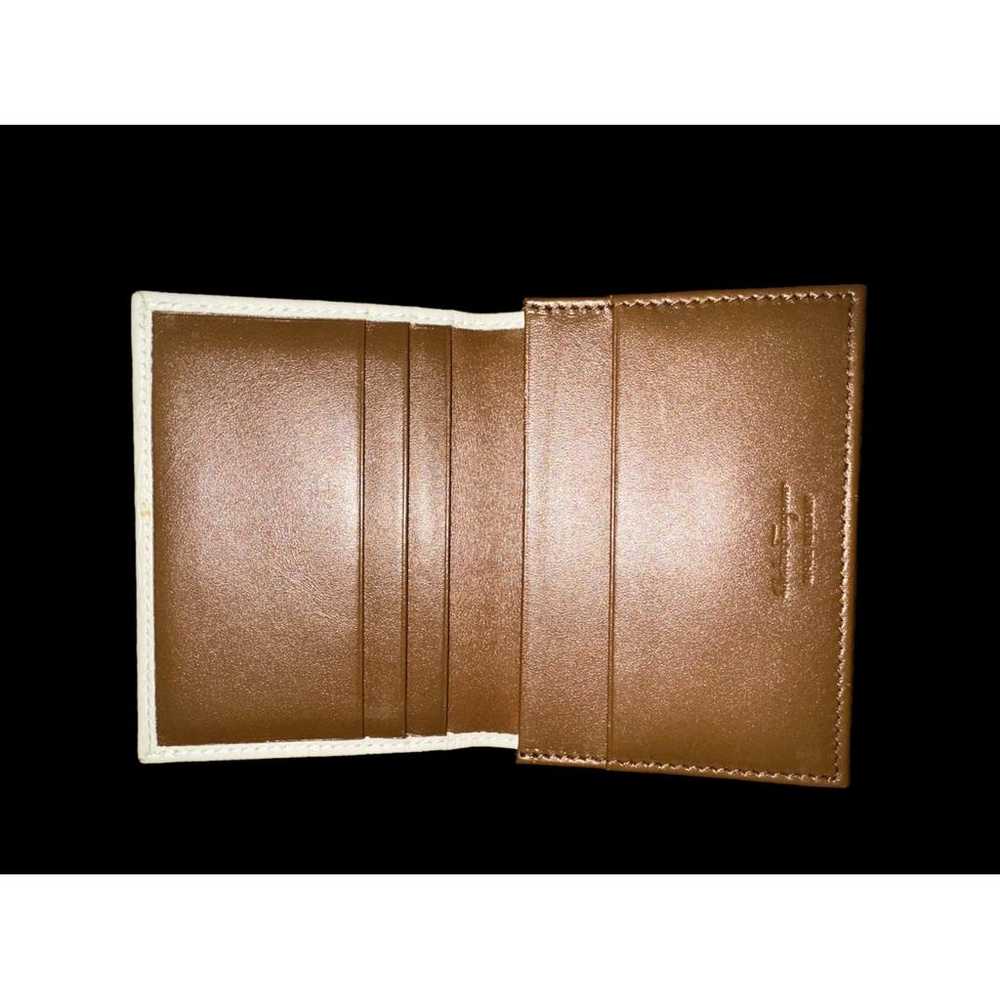 Salvatore Ferragamo Leather card wallet - image 5