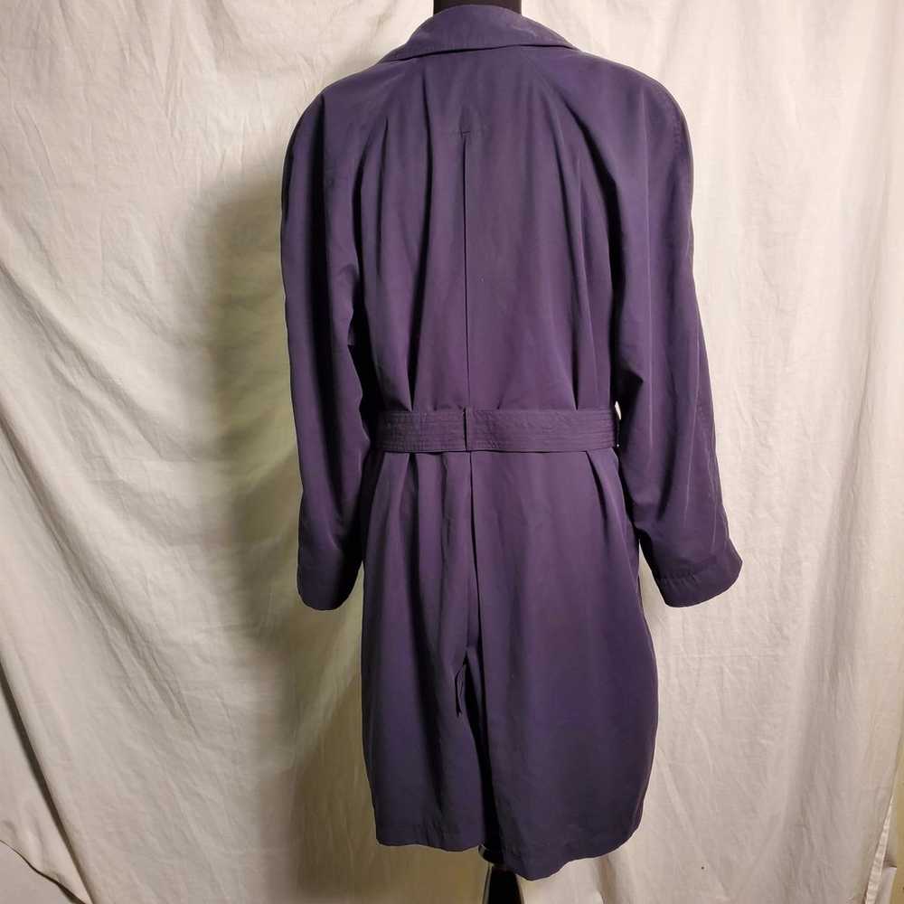 Vintage Liz Claiborne Microfiber Trench Coat M - image 5