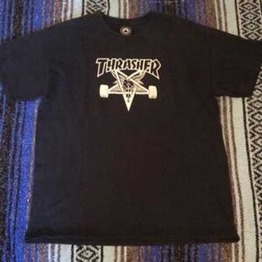 THRASHER 666 デビルデザイン ビンテージ 90s パーカー 五芒星 THRASHER 666 デビルデザイン ビンテージ 90s パーカー 五芒星