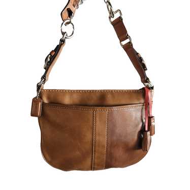 Brown Leather Reworked Coach bag - image 1