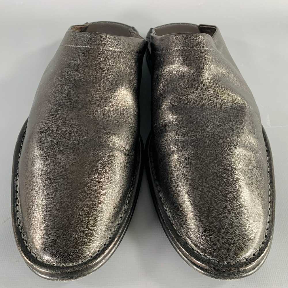 Pierre Hardy Black Leather Slip On Loafers - image 4