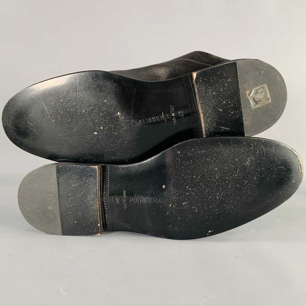 Pierre Hardy Black Leather Slip On Loafers - image 6