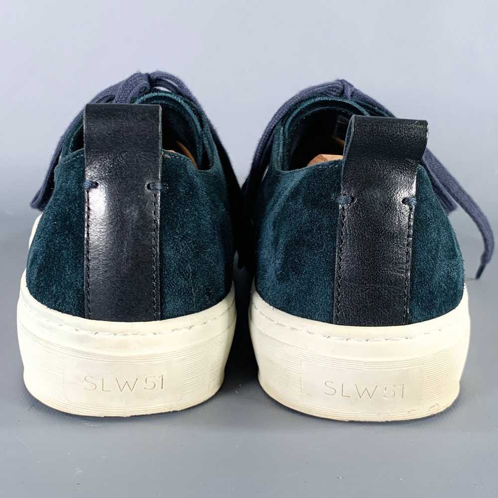 Other Navy Cream Suede Sneakers - image 3