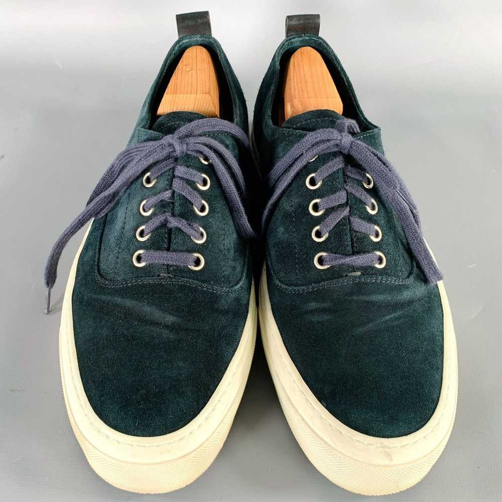 Other Navy Cream Suede Sneakers - image 4