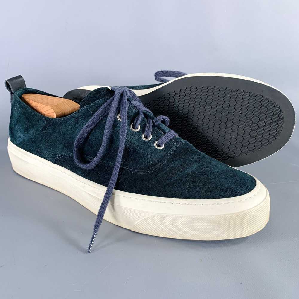 Other Navy Cream Suede Sneakers - image 5