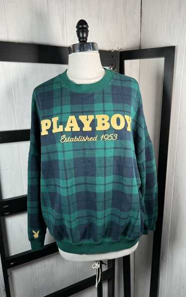 Playboy Blackwatch Plaid Tartan, Oversized, Size X