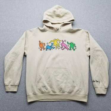 Keith Haring Keith Haring Hoodie Mens Medium Pock… - image 1