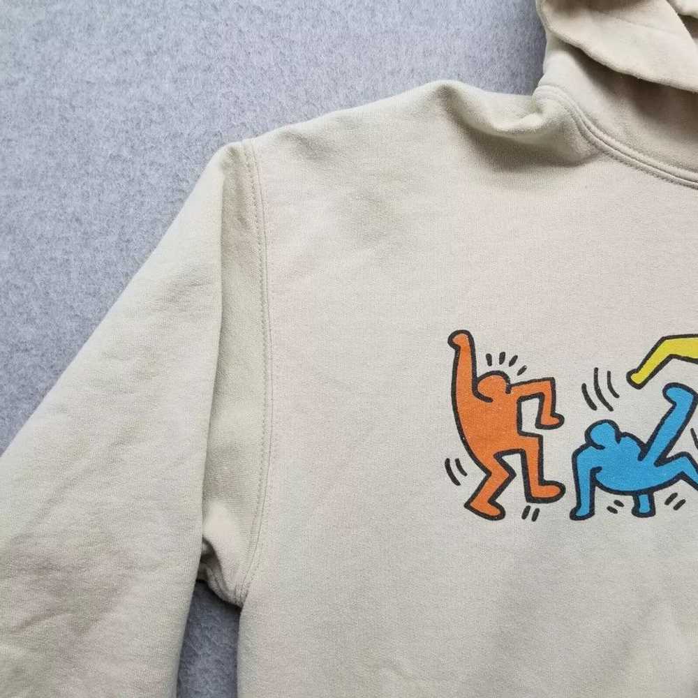 Keith Haring Keith Haring Hoodie Mens Medium Pock… - image 3