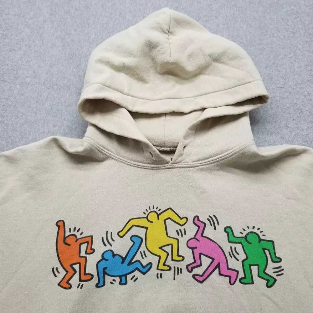 Keith Haring Keith Haring Hoodie Mens Medium Pock… - image 6