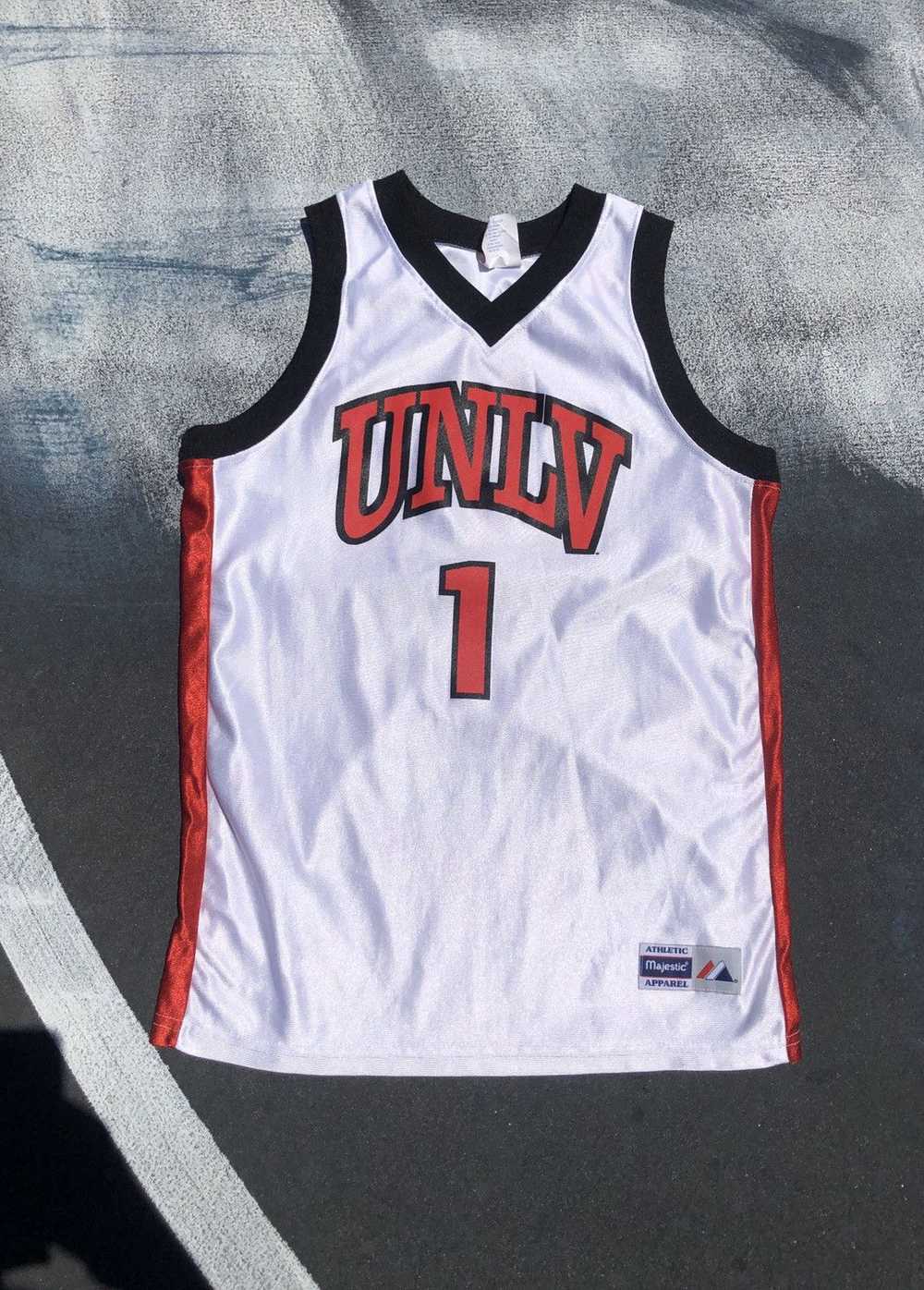 Jersey × Majestic × Vintage Vintage UNLV Red Rebe… - image 1