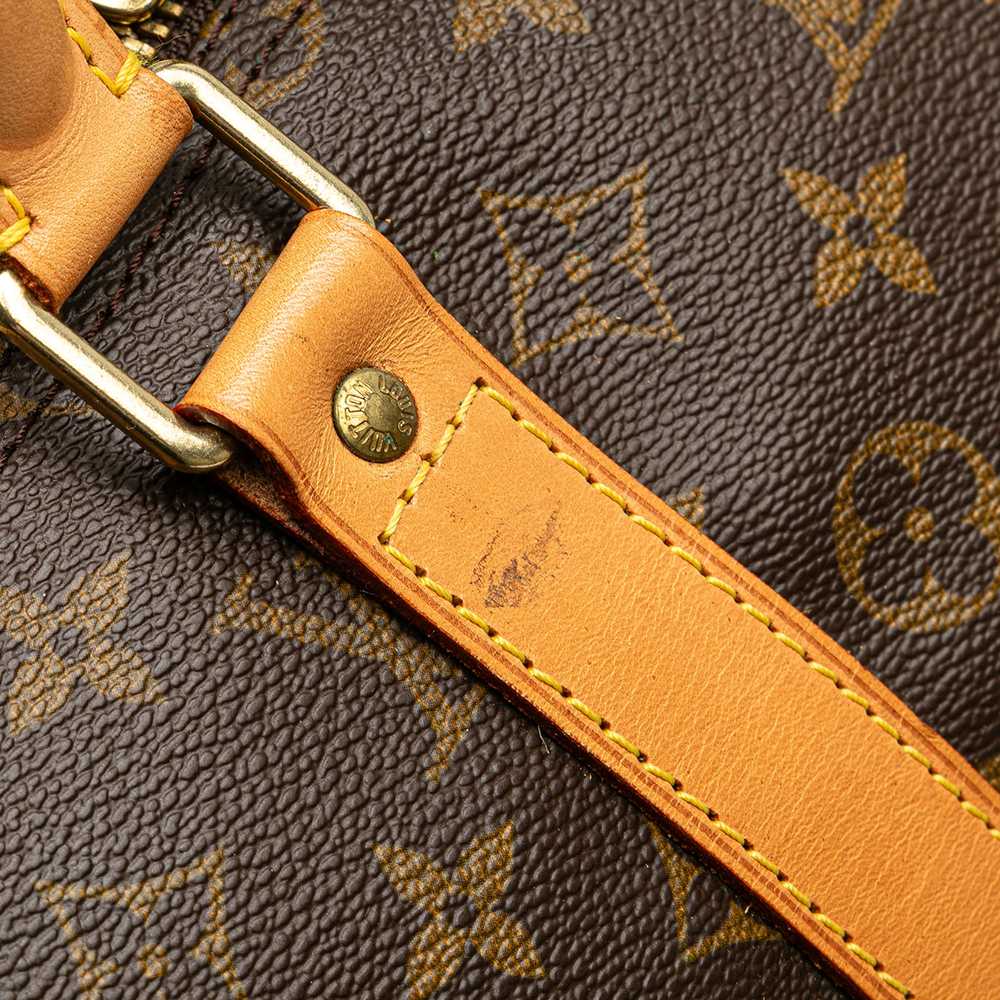 Brown Louis Vuitton Monogram Keepall Bandouliere … - image 10