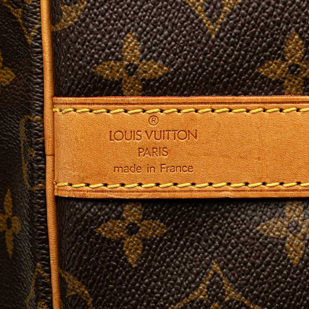 Brown Louis Vuitton Monogram Keepall Bandouliere … - image 6