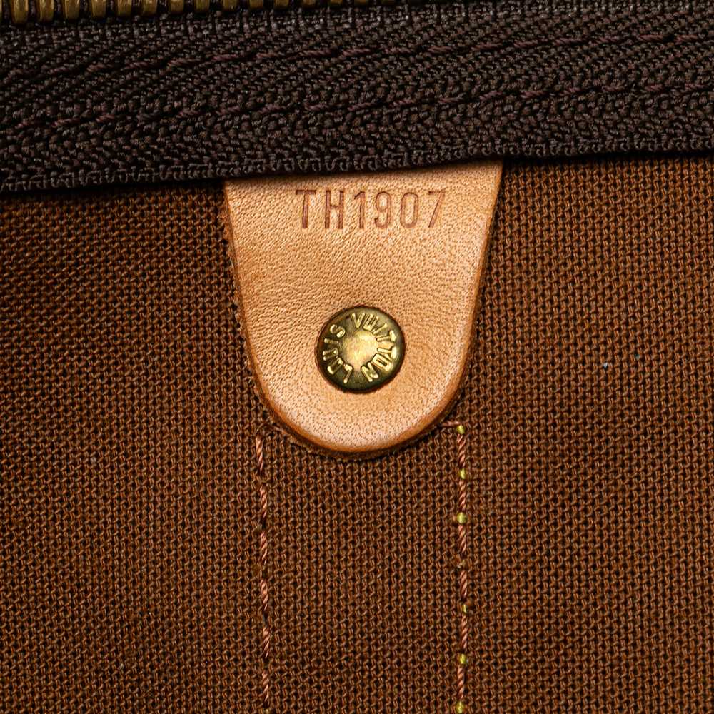 Brown Louis Vuitton Monogram Keepall Bandouliere … - image 7