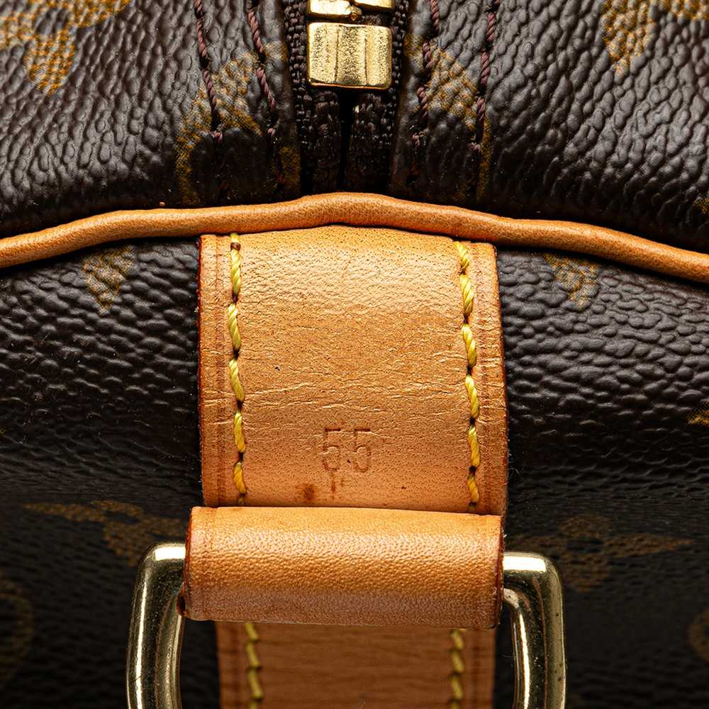 Brown Louis Vuitton Monogram Keepall Bandouliere … - image 8