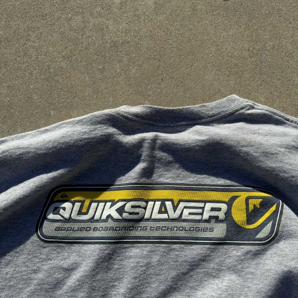 Jnco × Quiksilver × Stussy Vintage Y2K Grey Quiks… - image 11