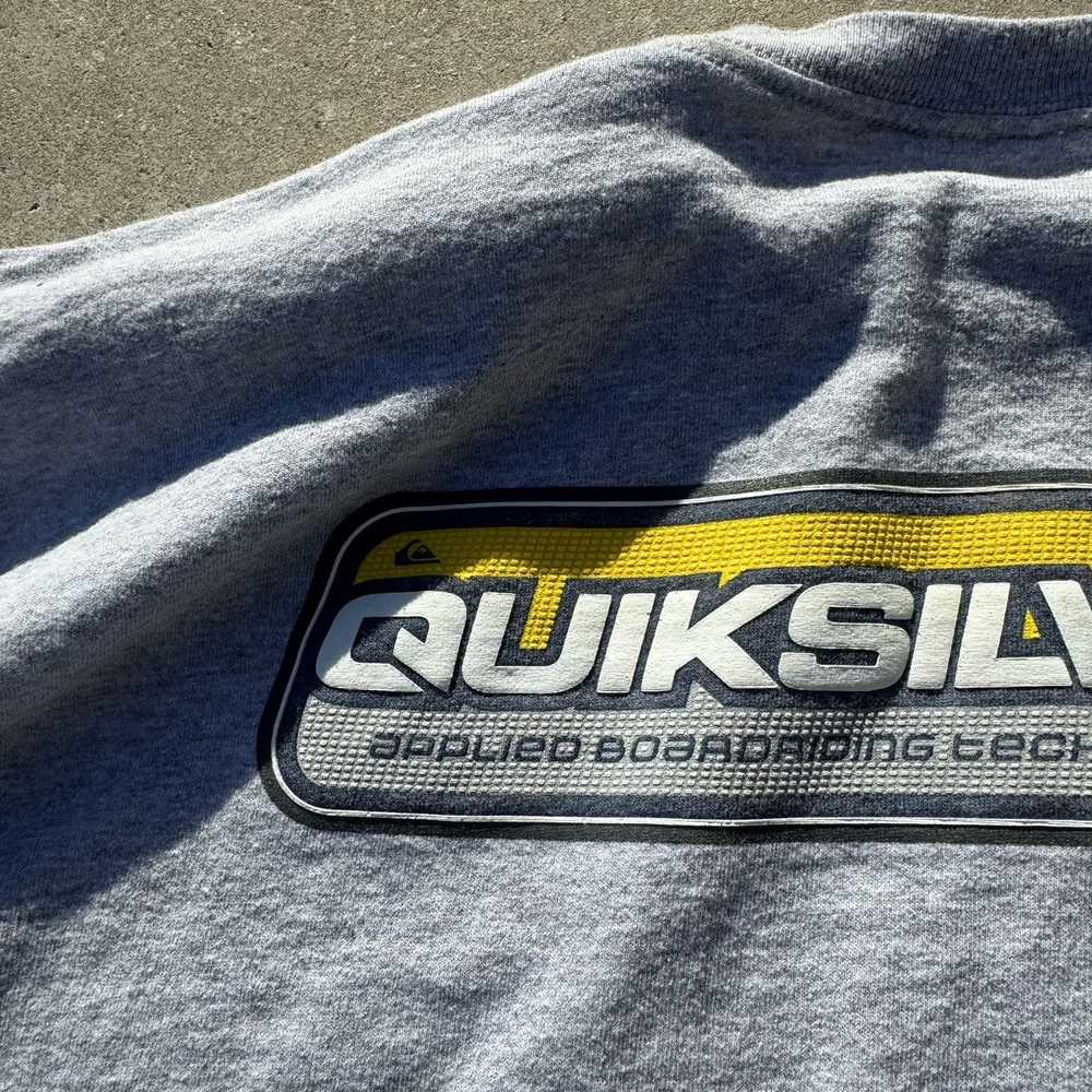 Jnco × Quiksilver × Stussy Vintage Y2K Grey Quiks… - image 12