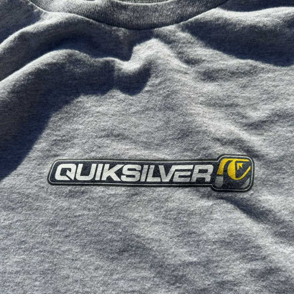 Jnco × Quiksilver × Stussy Vintage Y2K Grey Quiks… - image 3