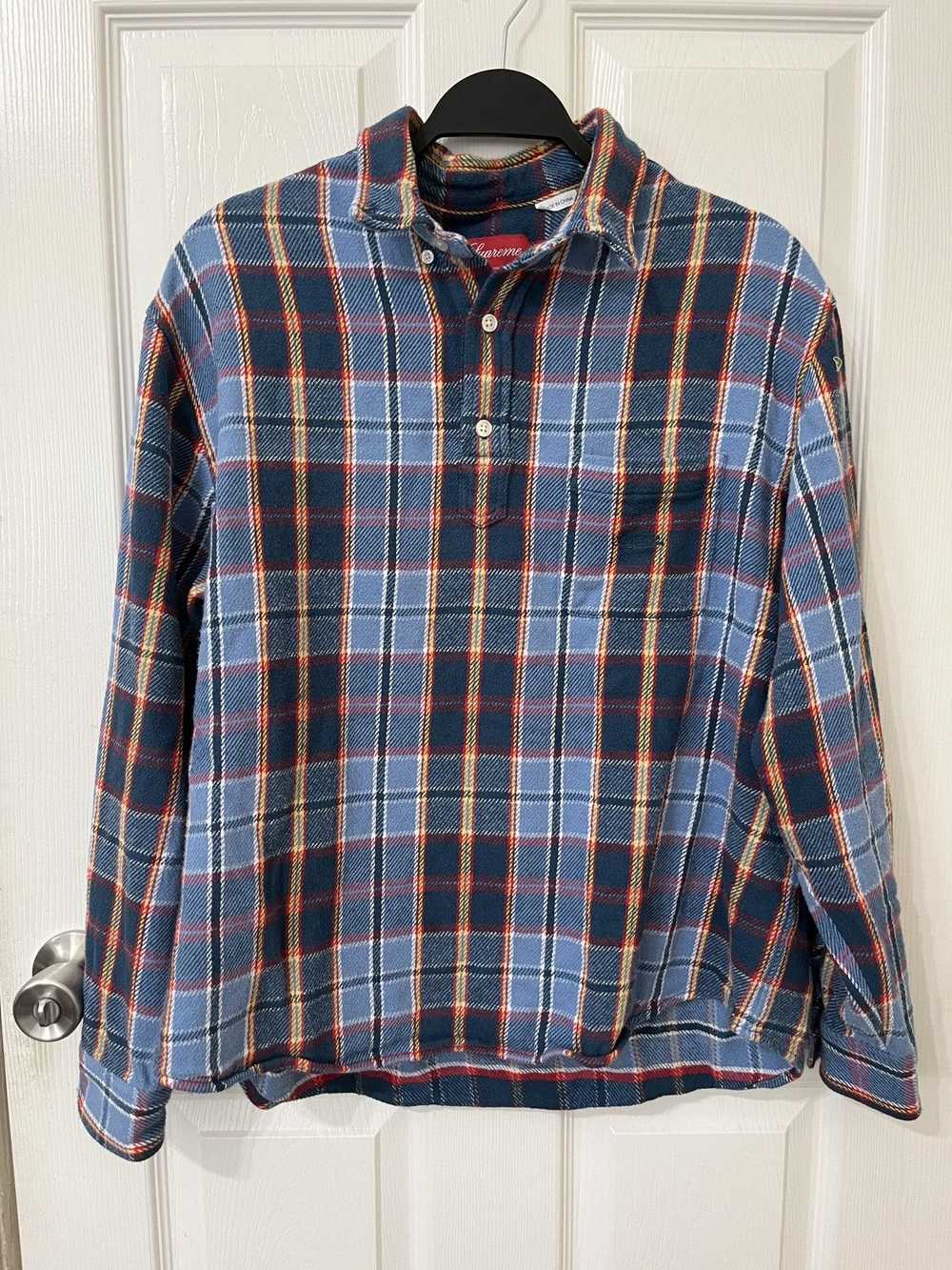 Supreme Supreme Pullover Plaid Flannel Shirt SS23 - image 1