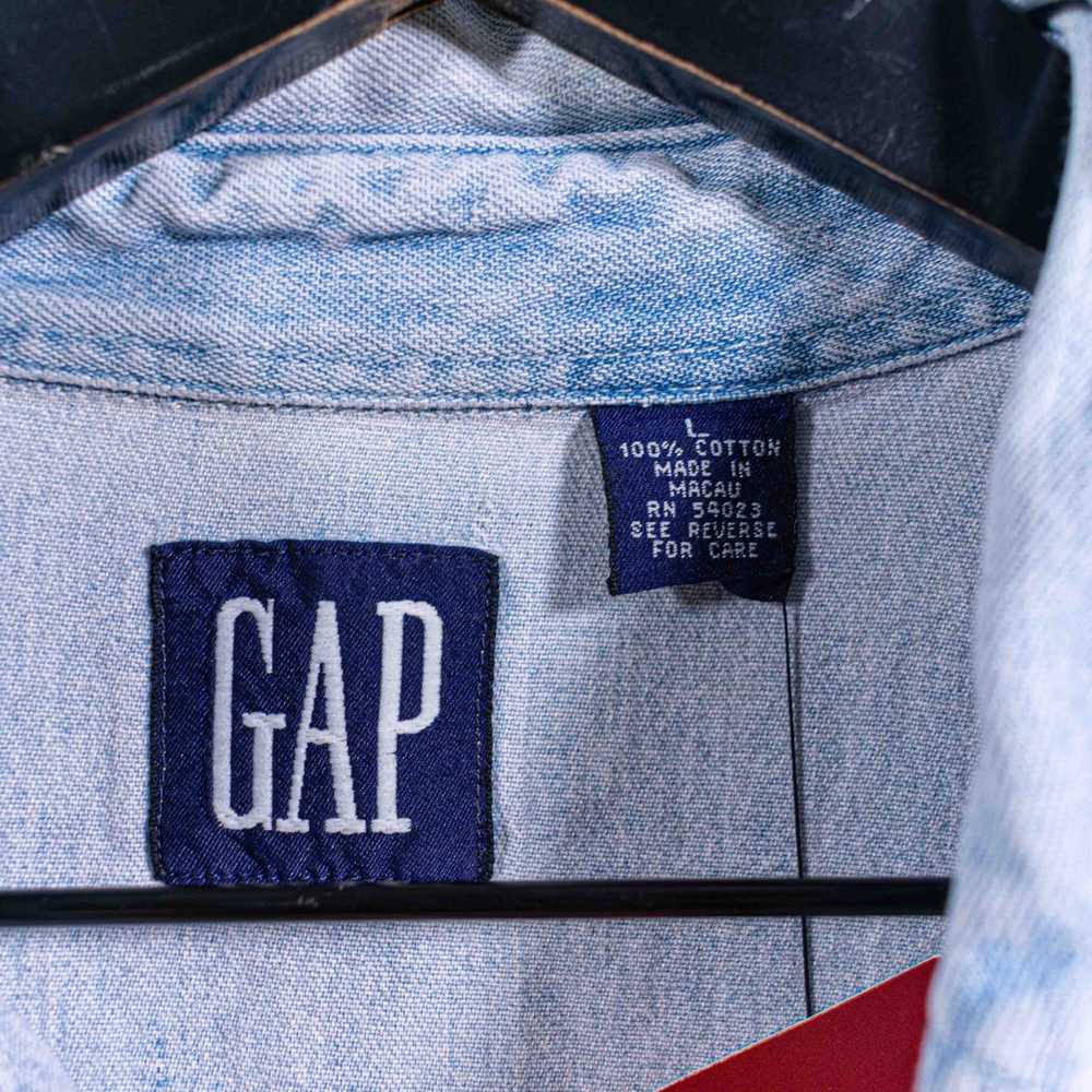 Gap × Streetwear × Vintage GAP Distressed Denim S… - image 3