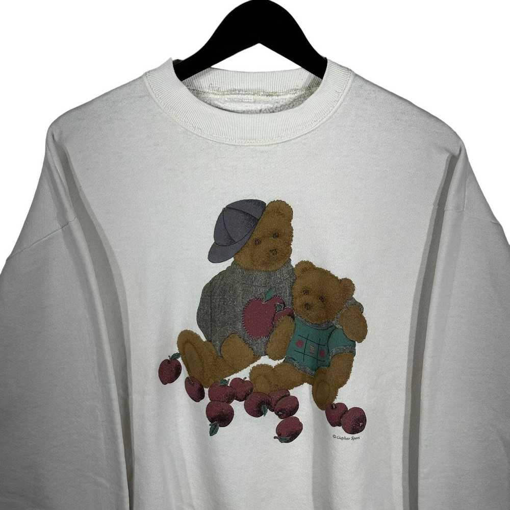 Vintage Vintage Teddy Bears & Apples Crewneck - image 2