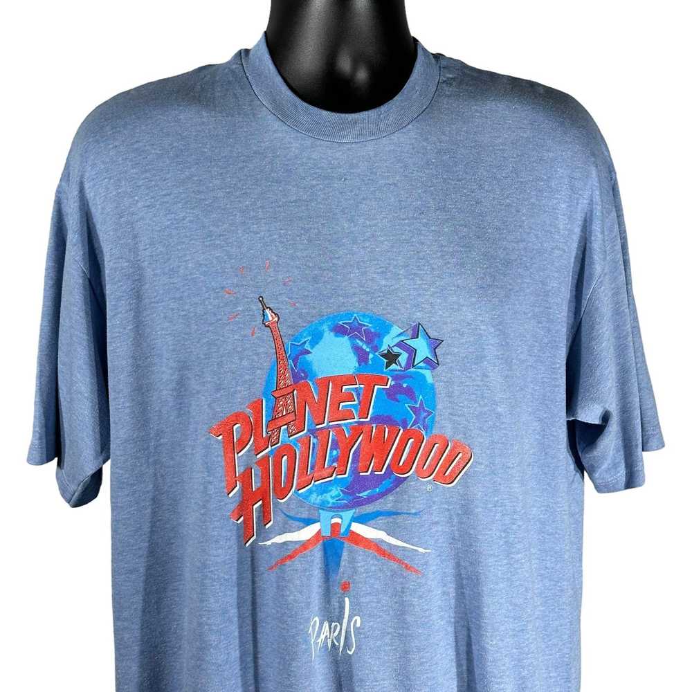 Vintage Vintage Planet Hollywood Paris Tee 1991 - image 2