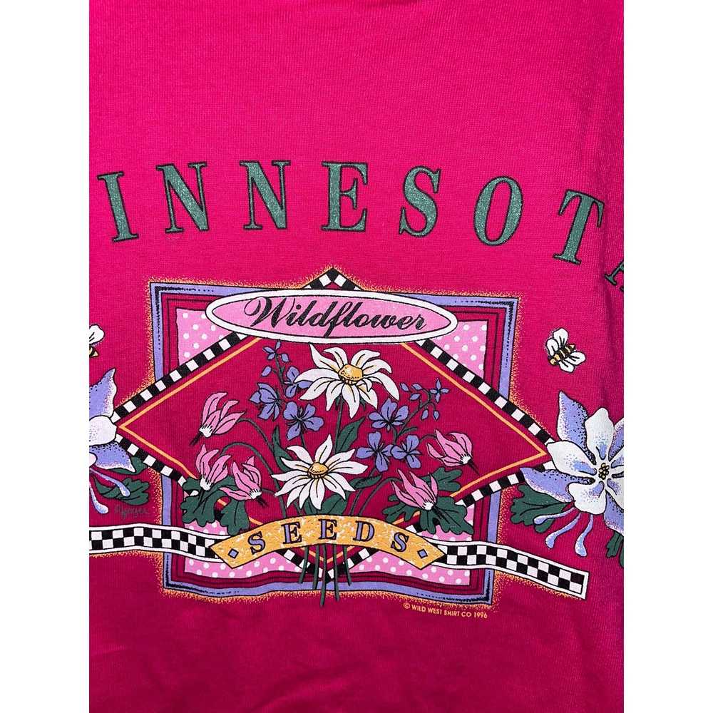 Vintage Women's Minnesota Wildflowers Seed Flower… - image 2