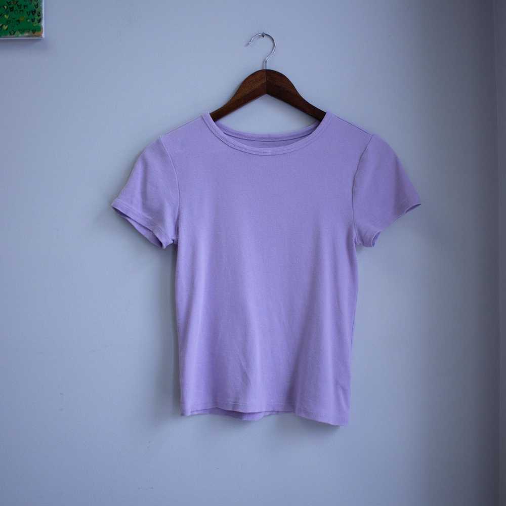 Vineyard Vines Small Ribbed Violet Tee - image 1