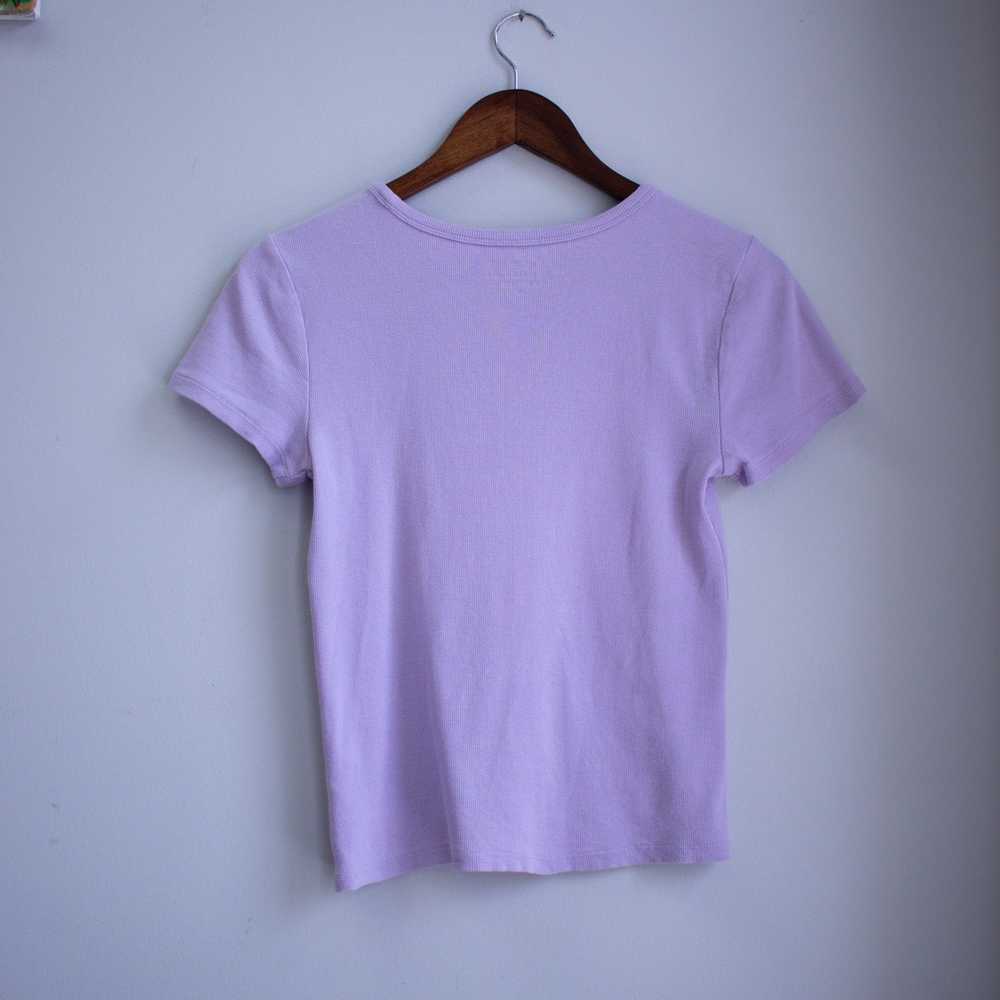 Vineyard Vines Small Ribbed Violet Tee - image 2