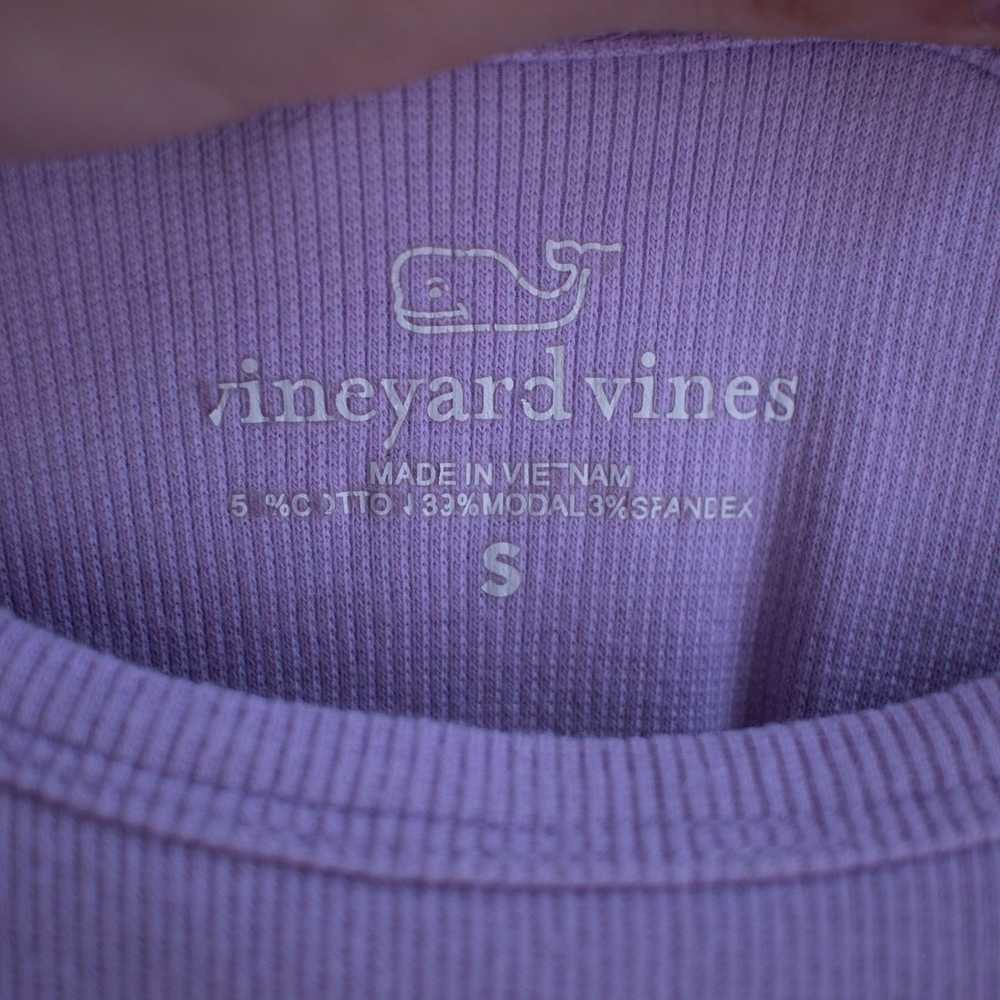 Vineyard Vines Small Ribbed Violet Tee - image 3