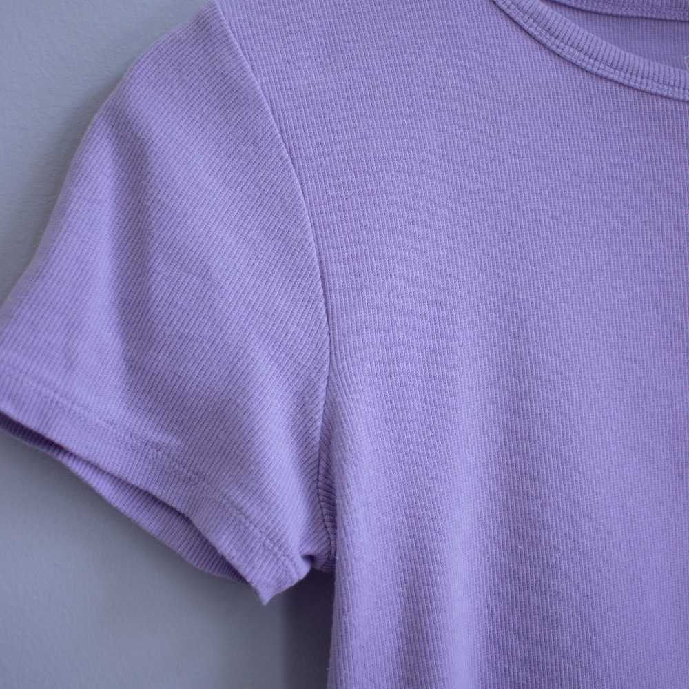 Vineyard Vines Small Ribbed Violet Tee - image 4