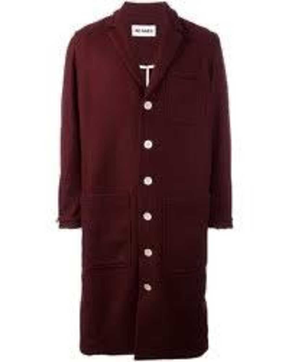 Designer × Sunnei Sunnei burgundy long coat - image 2