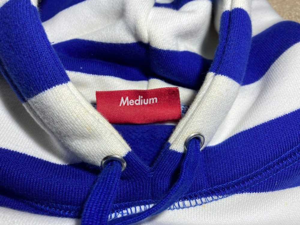 Supreme 2008 Supreme Blue Striped White Polo Cres… - image 5