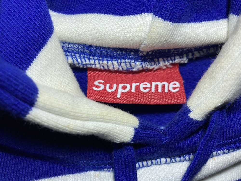 Supreme 2008 Supreme Blue Striped White Polo Cres… - image 6