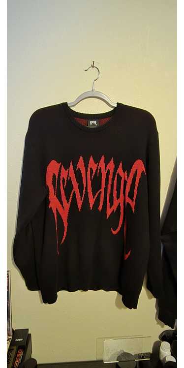 Revenge revenge sweater black/red