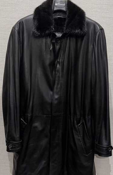 Brioni Brioni Leather Lining Fur Mink Transformer 