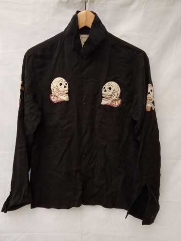 Japanese Brand gladhand co embordiered shirt wacko