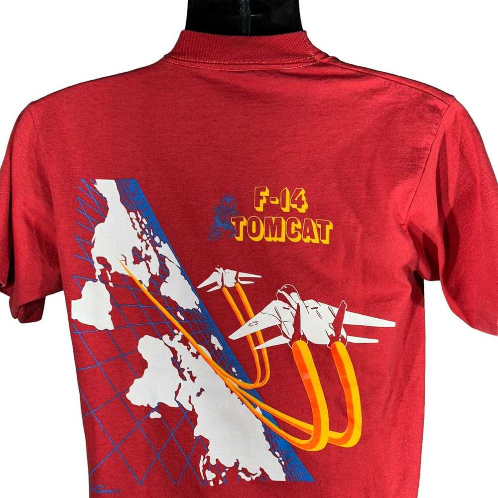 Screen Stars Vintage Fighter Jet F-14 Tomcat Tee - image 4